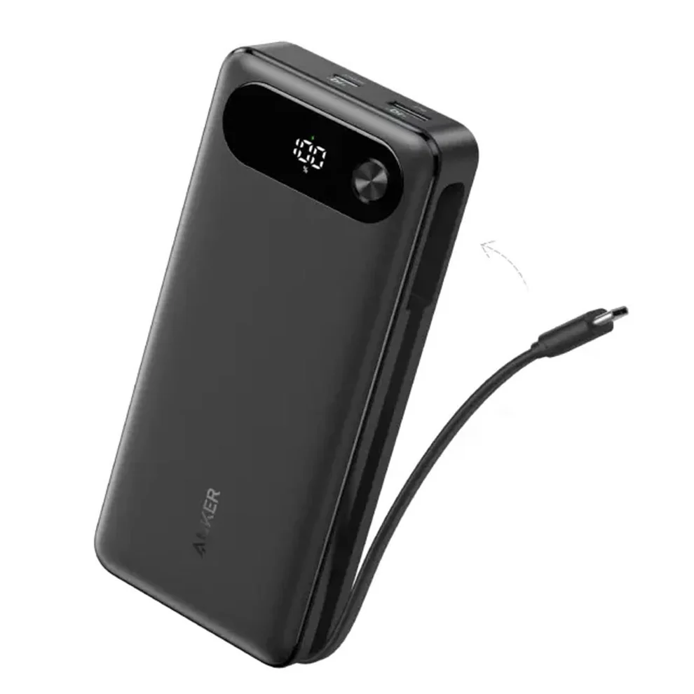 Anker Power Bank 20000mAh 87W with Built-in USB-C Cable